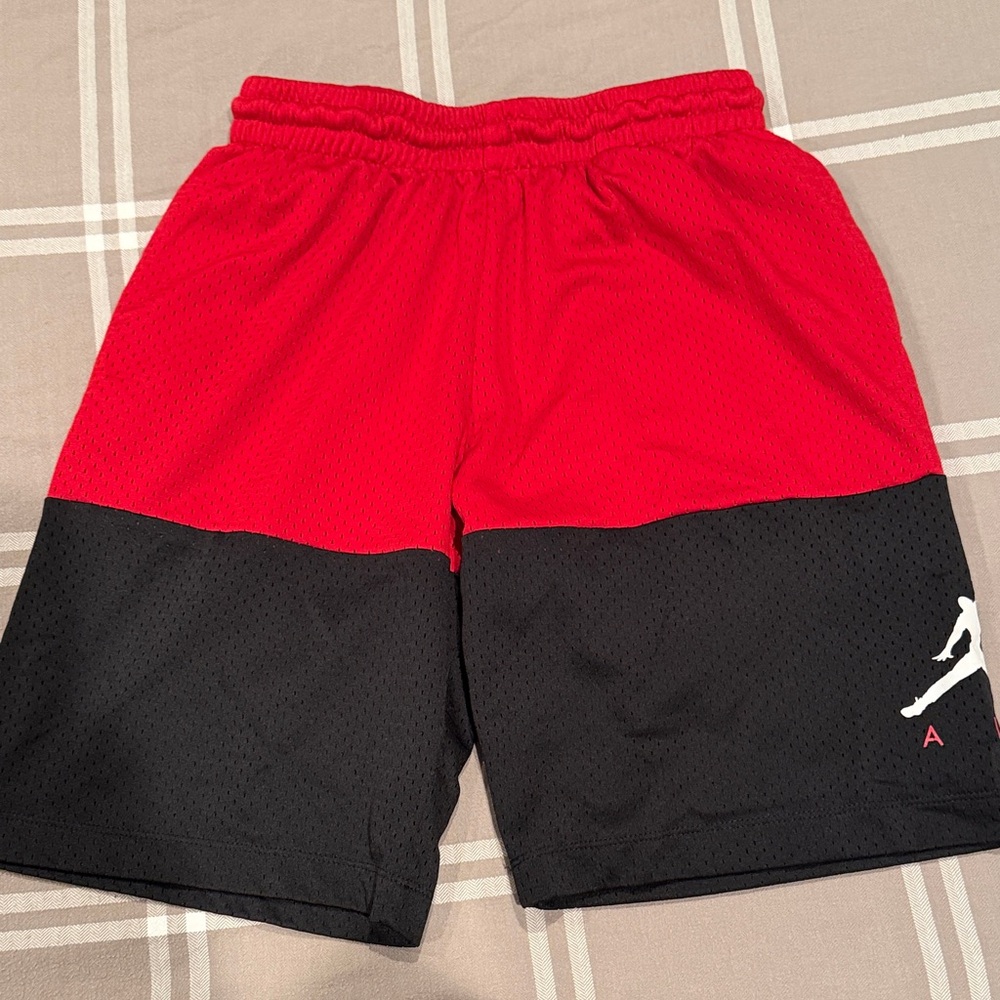 Jordan- Red and Black Boy’s Shorts